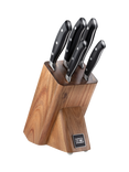 Taylor's Eye Witness Kingston Acacia Wood Filled Knife Block Set, 5 Piece