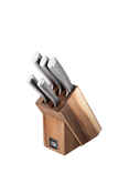 Taylor's Eye Witness Stratford Hollow Handle Acacia Wood Knife Block Set, 5 Piece