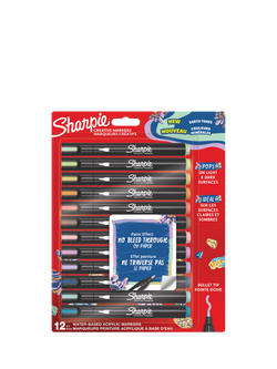 Sharpie Markers Earth Tones Marker Pens, Pack of 12, Multi, Multi