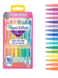 Paper Mate Flair Felt Tip Pens, Pack of 16, Ocean Dream