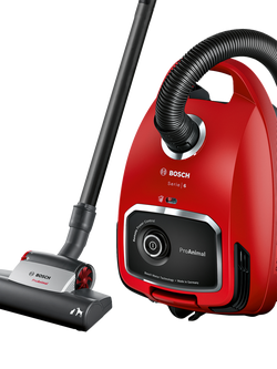 Bosch Series 6 BGL6PETGB ProAnimal Bagged Cylinder Vacuum Cleaner, Red - view 2, Red