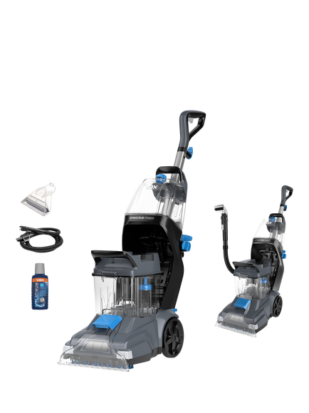 Vax SpinScrub Power Carpet Cleaner, Grey / Blue, Grey / Blue