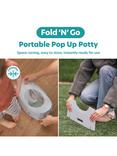 Potette Fold N Go Potty, Grey