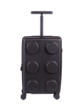 LEGO Brick Expandable 4-Wheel Cabin Suitcase, 56cm, Black