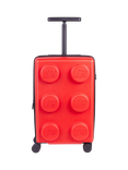 LEGO Brick Expandable 4-Wheel Cabin Suitcase, 56cm, Bright Red