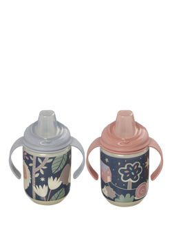 Vital Baby Hydrate Glow in the Dark Easy Sipper Cup, 350ml, Pack of 2, Multi, Multi