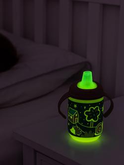 Vital Baby Hydrate Glow in the Dark Easy Sipper Cup, 350ml, Pack of 2, Multi - view 2, Multi