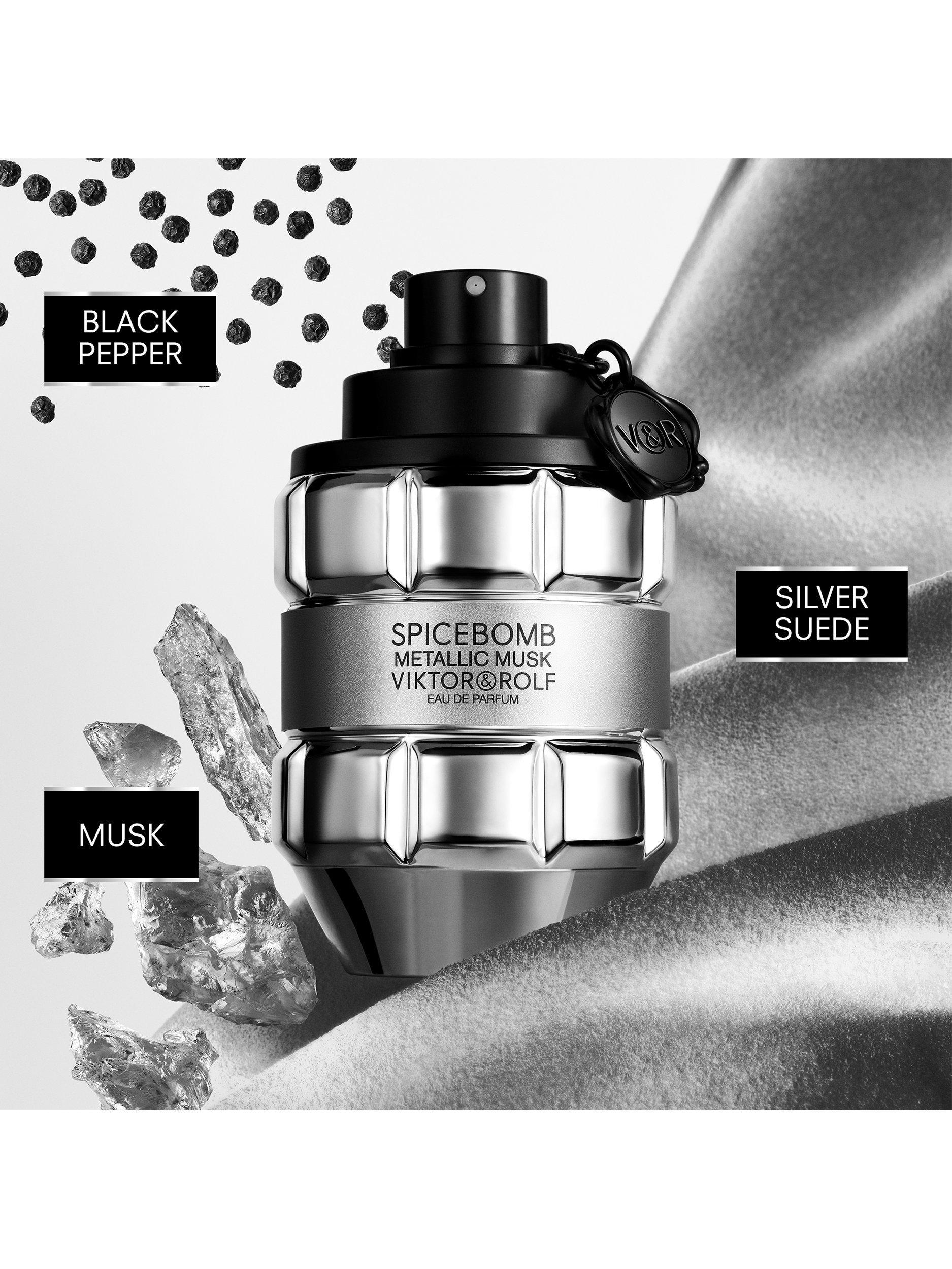 Product image 4 of 9, which shows Viktor & Rolf Spicebomb Metallic Musk Eau de Parfum, 90ml