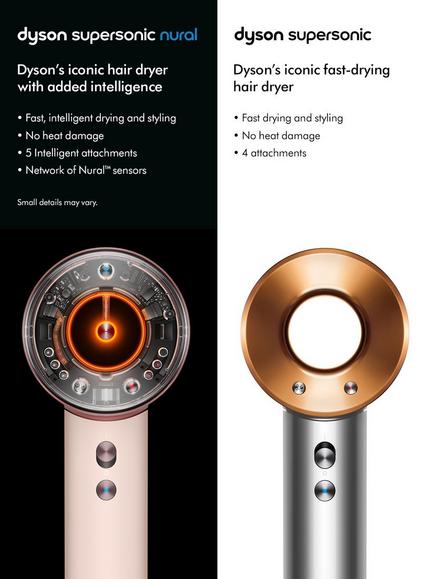 Dyson Supersonic Nural™ Straight+Wavy Hair Dryer, Ceramic Pink - view 2, Ceramic Pink
