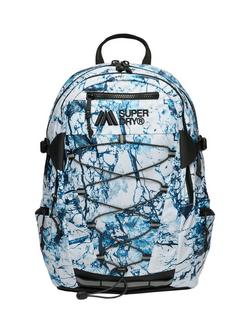 Superdry Outdoor Marble Backpack, Blue, Blue