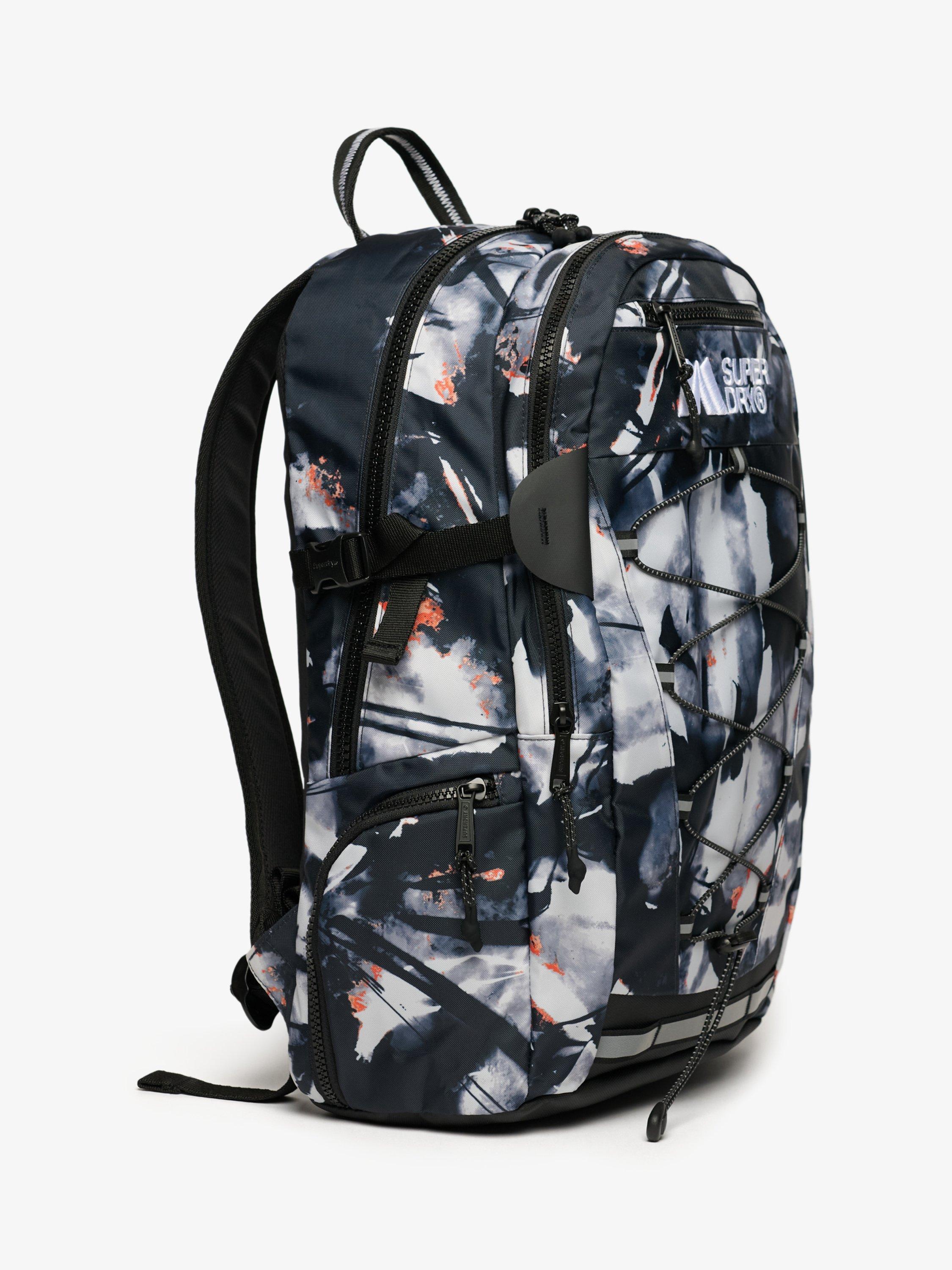 Product image 2 of 7, which shows Superdry Outdoor Abstract Backpack, Blue Navy