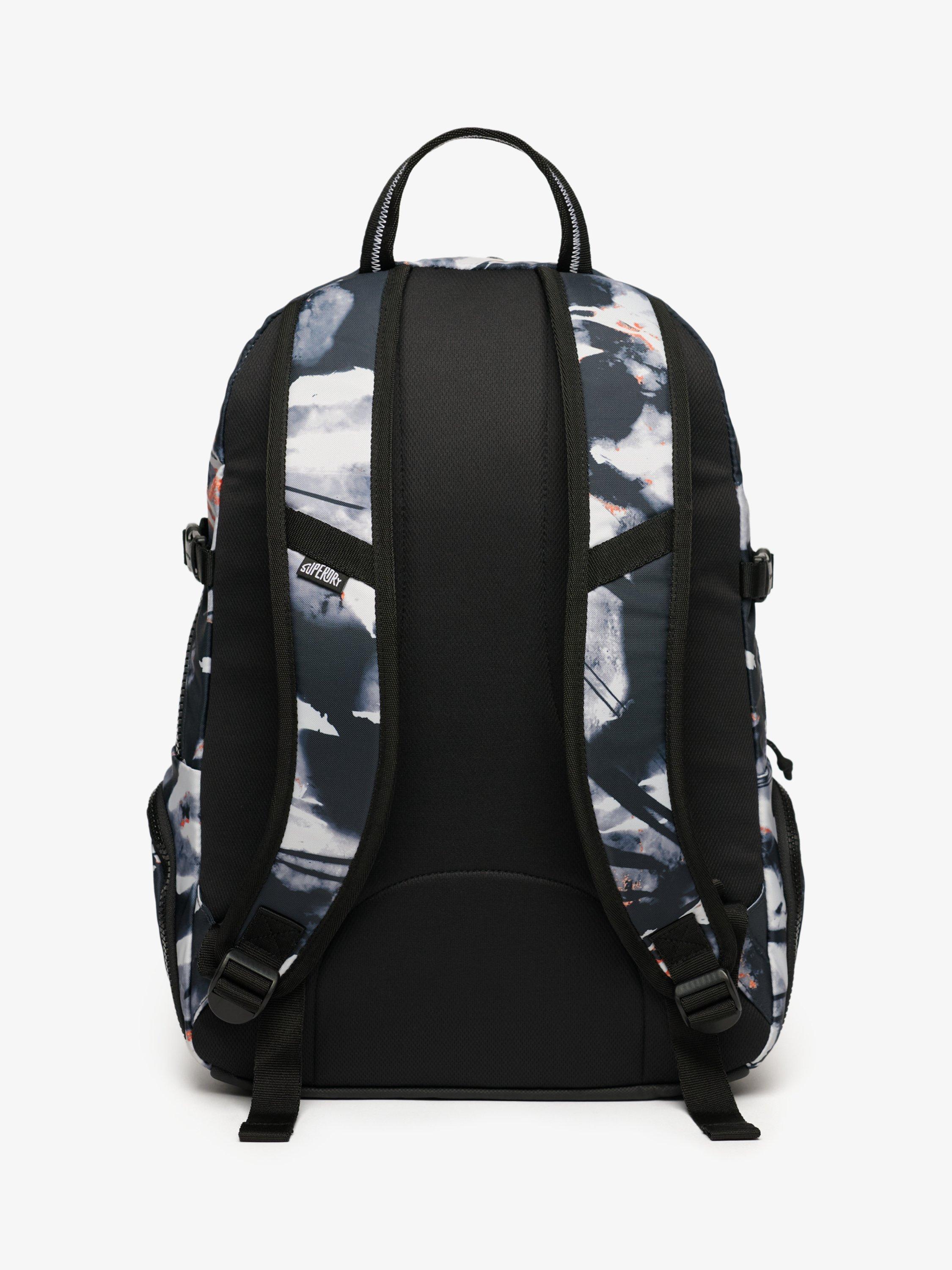 Product image 3 of 7, which shows Superdry Outdoor Abstract Backpack, Blue Navy
