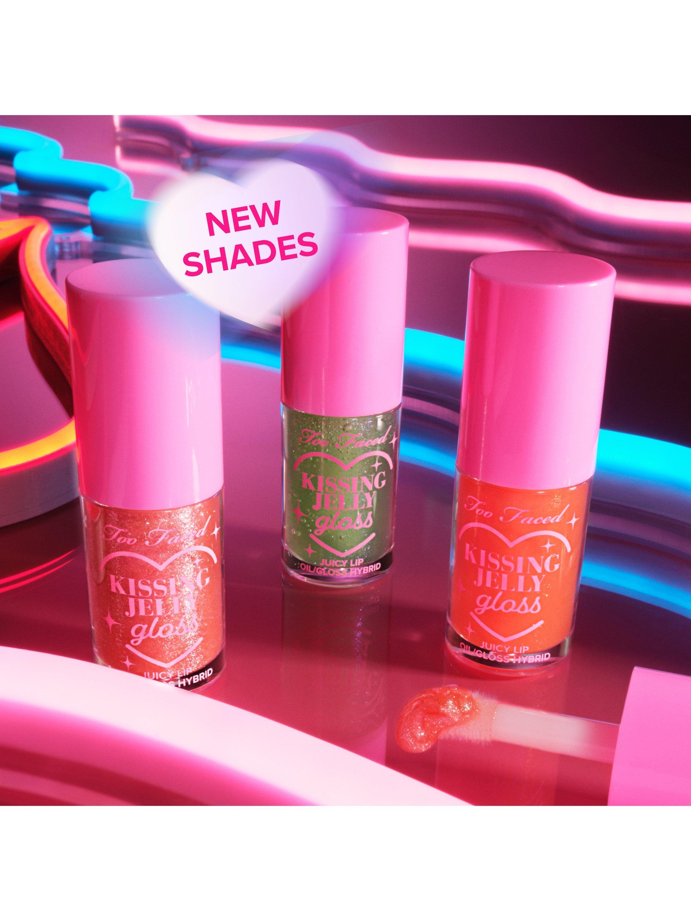 Product image 6 of 7, which shows Too Faced Kissing Jelly Lip Oil Gloss, Peach Rings