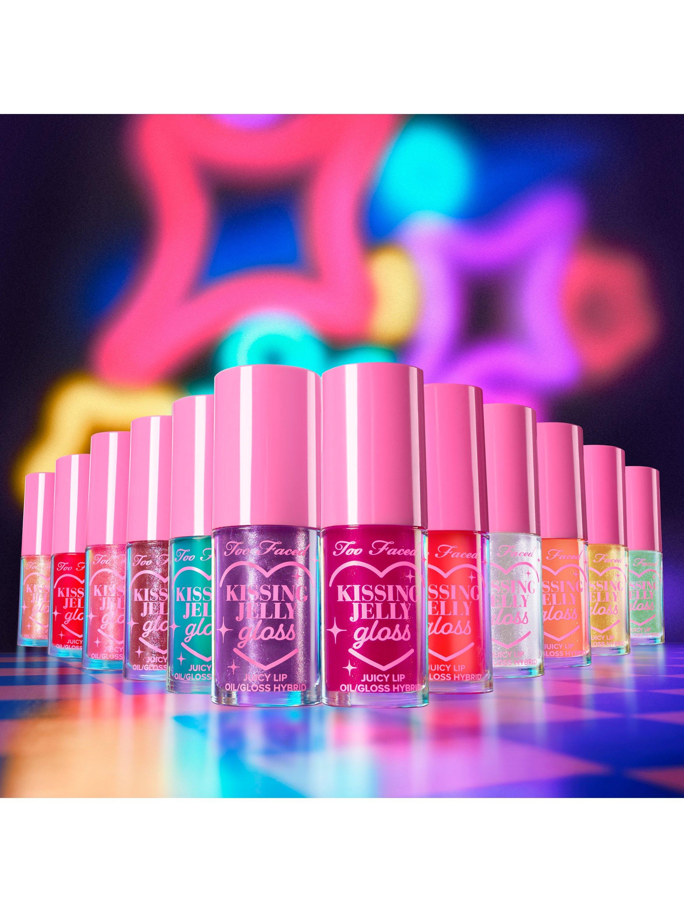 Product image 7 of 7, which shows Too Faced Kissing Jelly Lip Oil Gloss, Peach Rings