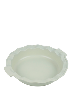 Peugeot Stoneware Round Pie Dish, 30cm, Sage Green, Sage Green