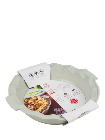 Peugeot Stoneware Round Pie Dish, 30cm, Sage Green - view 2, Sage Green