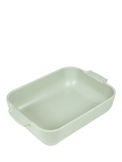Peugeot Stoneware Rectangular Roaster, Sage Green, Sage Green