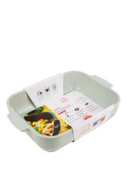 Peugeot Stoneware Rectangular Roaster, Sage Green - view 2, Sage Green