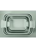Peugeot Stoneware Rectangular Roaster, Sage Green
