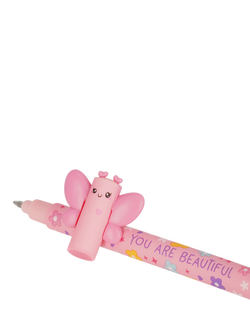 Legami Butterfly Erasable Pen, Pink - view 2, Pink