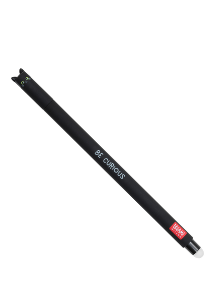 Legami Cat Erasable Pen, Black, Black