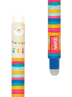 Legami Llama Erasable Pen, Blue - view 2, Blue