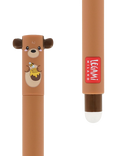 Legami Teddy Bear Erasable Pen, Red