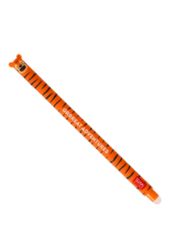 Legami Tiger Erasable Pen, Orange
