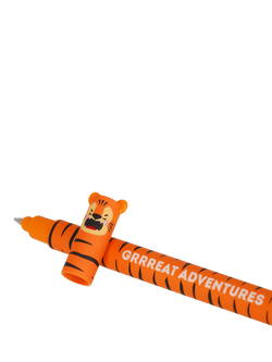 Legami Tiger Erasable Pen, Orange - view 2, Orange