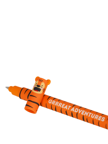 Legami Tiger Erasable Pen, Orange - view 2, Orange