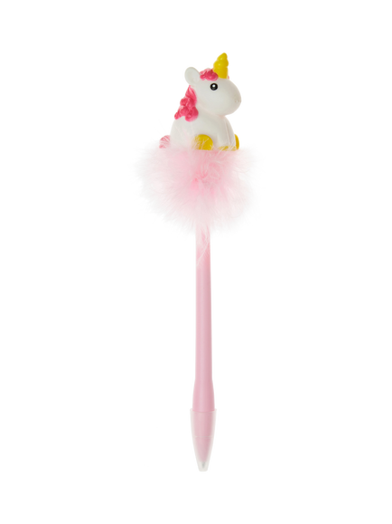 Legami Unicorn Light Up Pen, Pink, Pink
