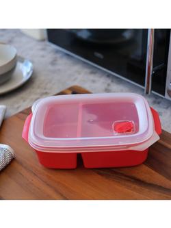 Prestige Good2Heat Microwave Food Container, 1.3L - view 2, Red