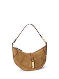 Polo Ralph Lauren Polo ID Suede Western Mini Shoulder Bag, Camel