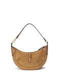 Polo Ralph Lauren Polo ID Suede Western Mini Shoulder Bag, Camel