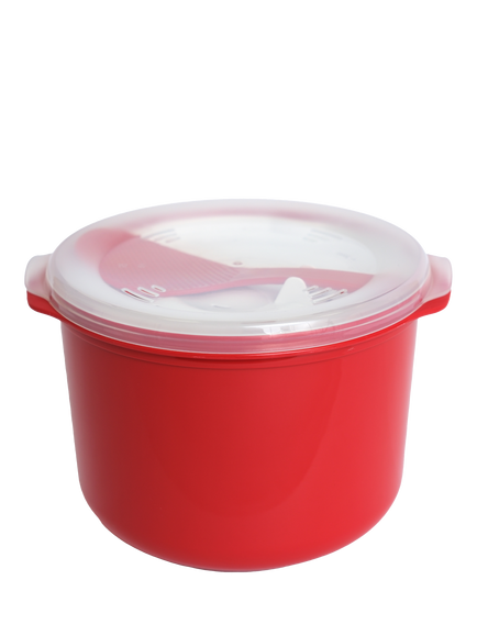 Prestige Good2Heat Microwave Rice Cooker, 2.8L, Red
