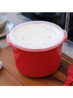 Prestige Good2Heat Microwave Rice Cooker, 2.8L - view 2, Red
