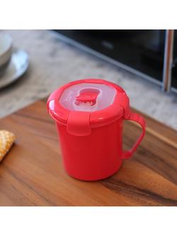 Prestige Good2Heat Microwave Soup Mug, 683ml - view 2, Red