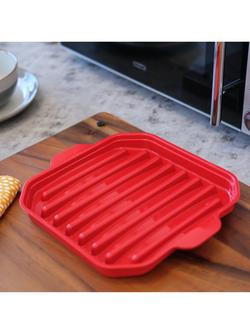 Prestige Good2Heat Microwave Bacon Crisper - view 2, Red