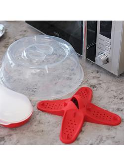 Prestige Good2Heat Microwave 4 Potato Baker - view 2, Red