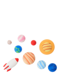 Legami Solar System Erasers, Pack of 9, Blue