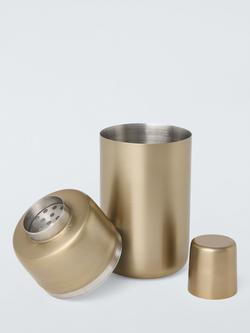 John Lewis Stainless Steel Cocktail Shaker, 500ml, Gold - view 2, Gold