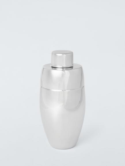 John Lewis Apple Stainless Steel Cocktail Shaker, 600ml, Stainless Steel