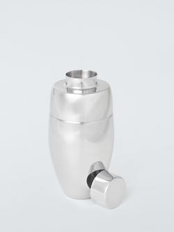 John Lewis Apple Stainless Steel Cocktail Shaker, 600ml - view 2, Stainless Steel