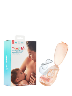Munchkin Flow Nipple Shield+, 16mm, White