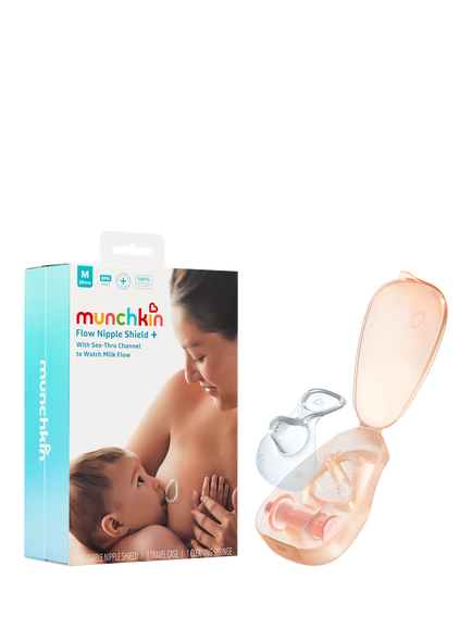 Munchkin Flow Nipple Shield+, 20mm, White