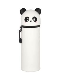 Legami Kawaii Panda Pencil Case, Black, Black