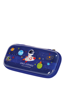Legami Wonderwow Space Pencil Case, Navy Blue - view 2, Navy Blue