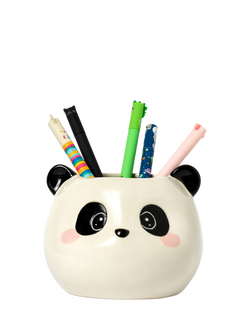 Legami Ceramic Panda Pen Pot, Multi, Multi