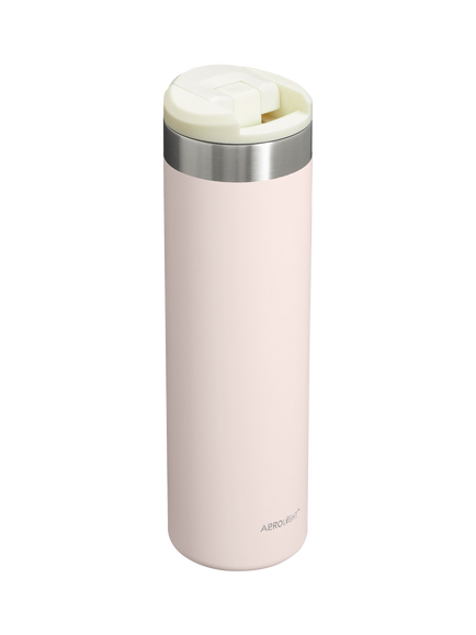 Stanley AeroLight Stainless Steel Leak-Proof Transit Mug, 600ml - view 2, Rose Quartz