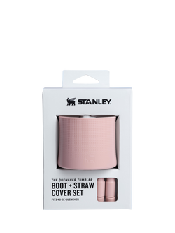 Stanley 1.18L Quencher Boot & Straw Cover Set, Pink Dusk